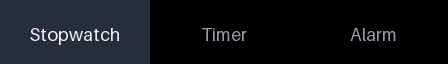 Timers on the display