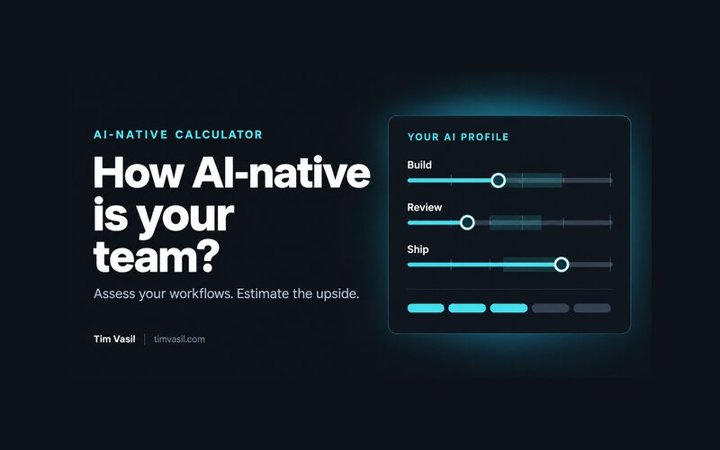 AI-native calculator: how AI-native is your team?